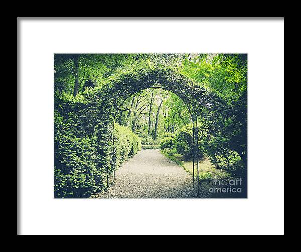 Magic Framed Print featuring the photograph Secret Garden In Vintage Style by Lukaszimilena