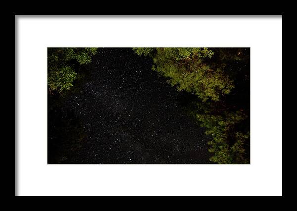 Fine Art Framed Print featuring the photograph Sedona Arizona Night Sky by Anthony Giammarino