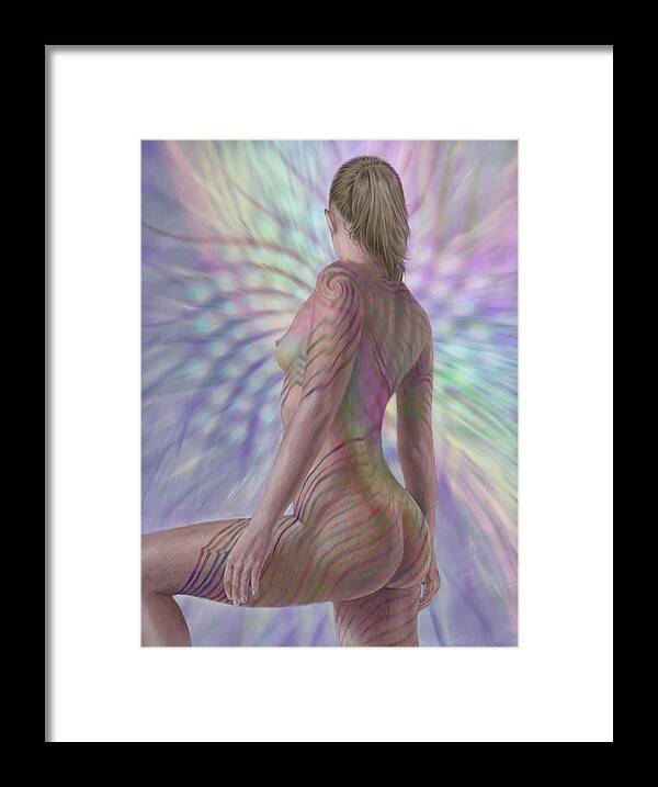 Figure Art Framed Print featuring the painting Seeing Phyllotaxis by Jeremy Robinson