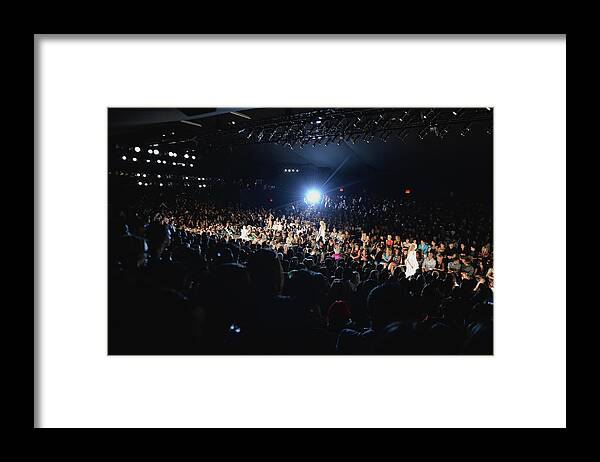 New York Fashion Week Framed Print featuring the photograph Seen Around Lincoln Center - Day 1 - by Andrew H. Walker