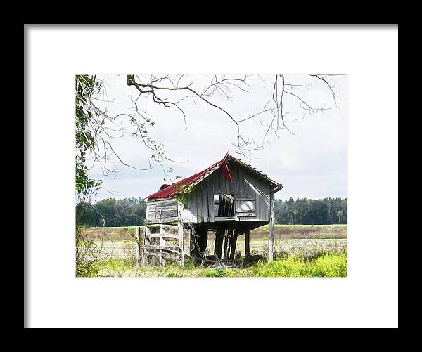 Barn Framed Print featuring the photograph Seen Better Days by Susan Hope Finley
