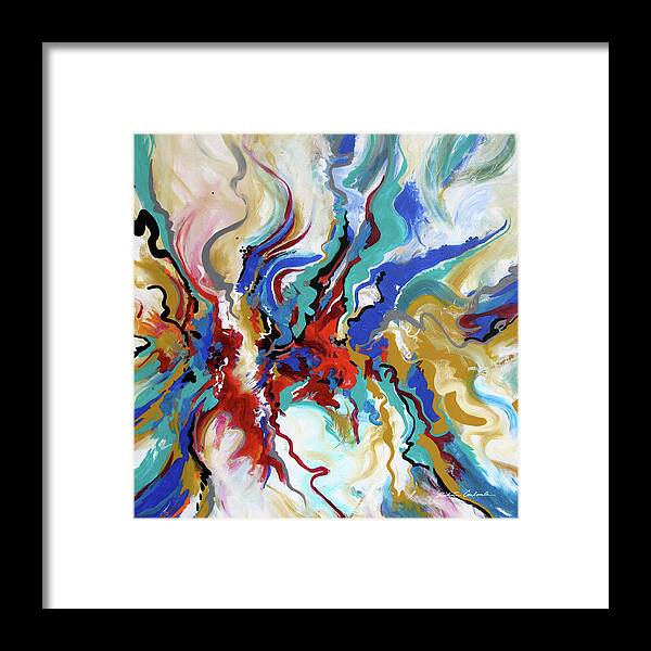 Nikita Coulombe Framed Print featuring the painting Self Portrait I by Nikita Coulombe