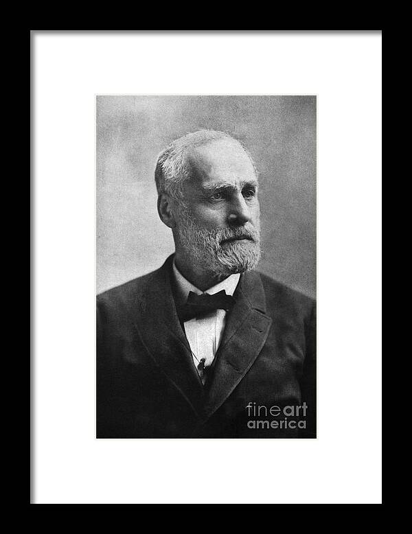 The End Framed Print featuring the photograph Senator Henry Laurens Dawes by Bettmann