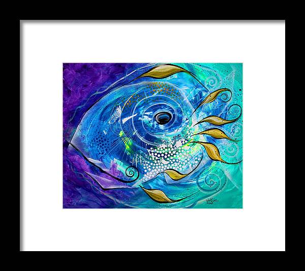 Fish Framed Print featuring the painting Sentimental by J Vincent Scarpace