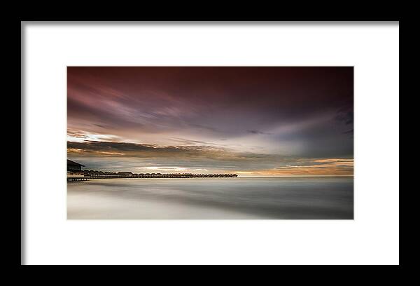 Built Structure Framed Print featuring the photograph Sepang Coast by Simonlong