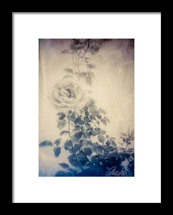 Wall Art Framed Print featuring the photograph Sepia Rose by Callie E Austin