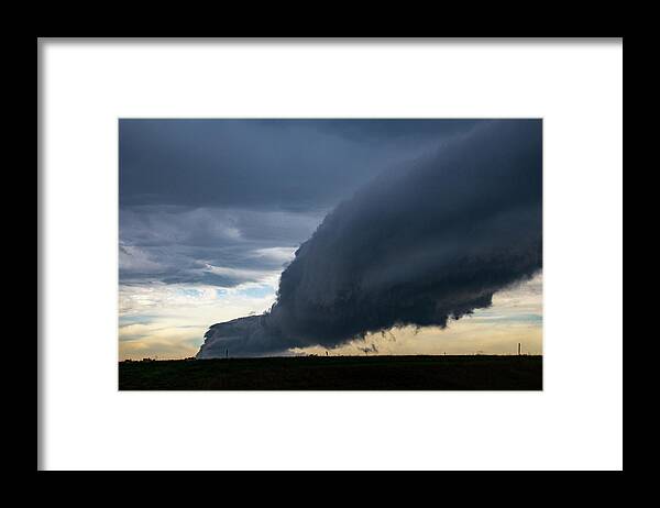 Nebraskasc Framed Print featuring the photograph September Thunderstorms 003 by NebraskaSC
