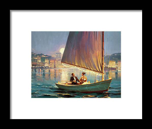 Romance Framed Print featuring the painting Serenade by Steve Henderson
