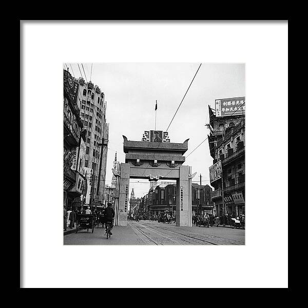 1940-1949 Framed Print featuring the photograph Shanghai by George Lacks