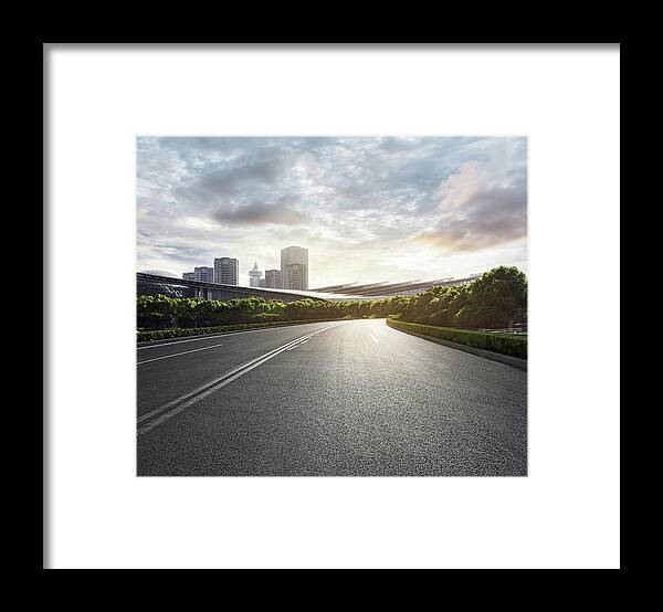 Downtown District Framed Print featuring the photograph Shanghai Pudong by Zyxeos30
