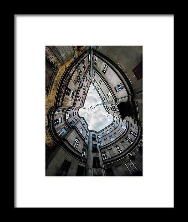 Architecture Framed Print featuring the photograph Shapes of architecture by Jaroslaw Blaminsky