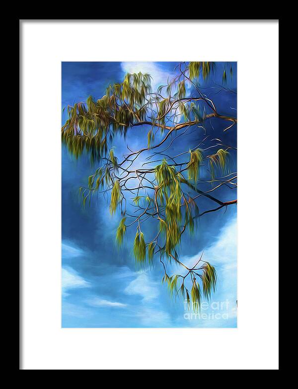 She Oak Leaves Framed Print featuring the photograph She oak leaves by Sheila Smart Fine Art Photography