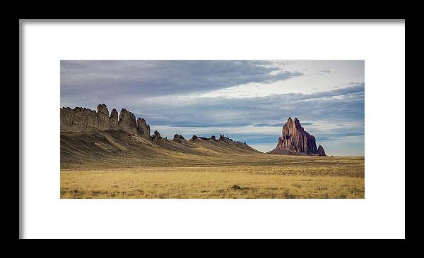 Shiprock Framed Print featuring the photograph Shiprock by Candy Brenton