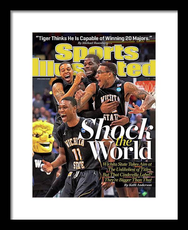 Magazine Cover Framed Print featuring the photograph Shock The World Wichita State Takes Aim At The Unlikeliest Sports Illustrated Cover by Sports Illustrated