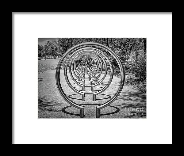 Rings Framed Print featuring the photograph Silver Rings by Elisabeth Lucas