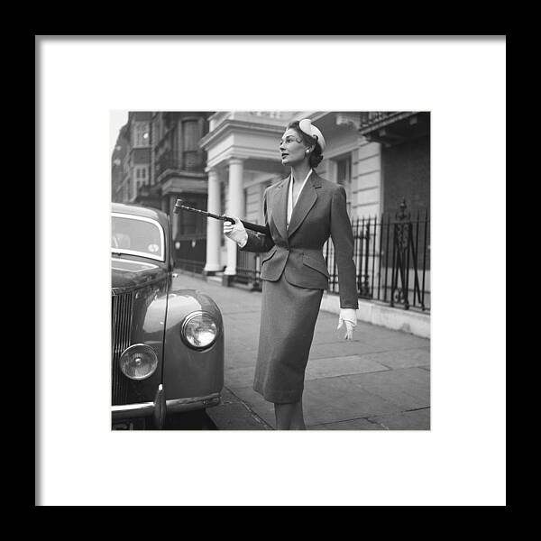 1950-1959 Framed Print featuring the photograph Simon Massey Suit by Chaloner Woods