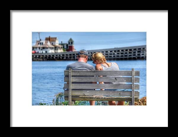  Framed Print featuring the photograph Sittin' on the Dock of the Bay by Jack Wilson