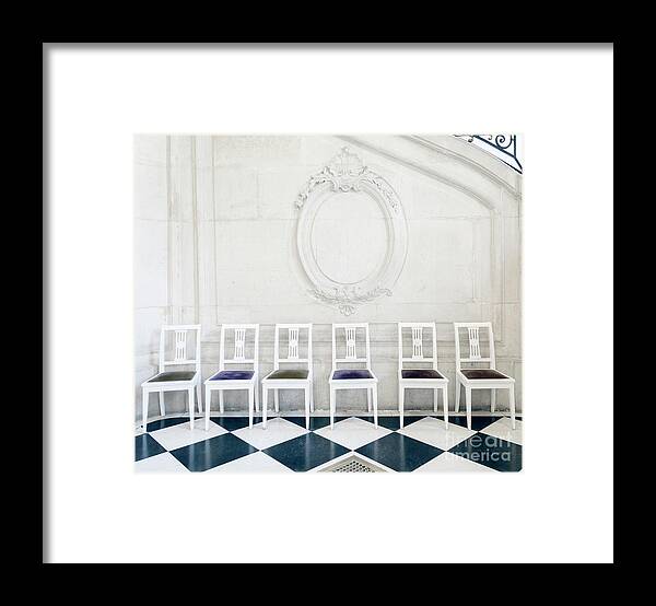 France Framed Print featuring the photograph Six Rodin Chairs by Craig J Satterlee