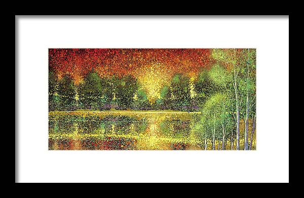 Ford Smith Framed Print featuring the painting Sizzling Seclusion by Ford Smith