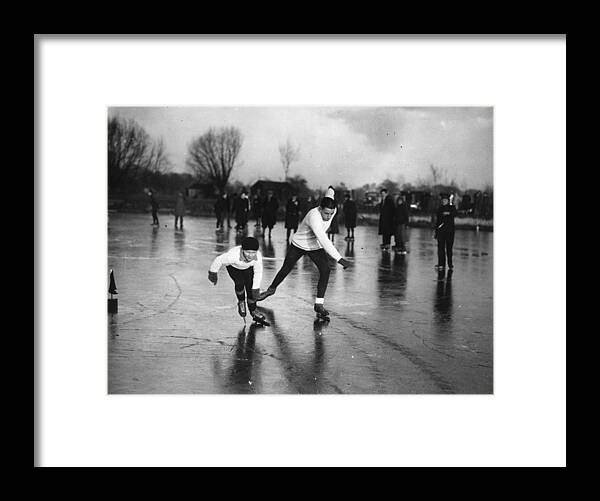 Recreational Pursuit Framed Print featuring the photograph Skating Champs by J. A. Hampton