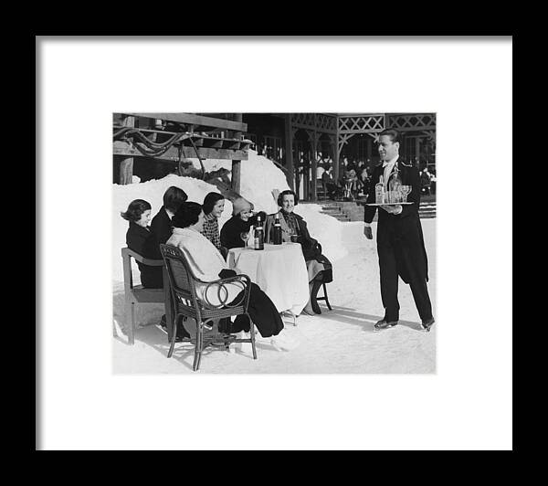 Child Framed Print featuring the photograph Skating Waiter by Horace Abrahams