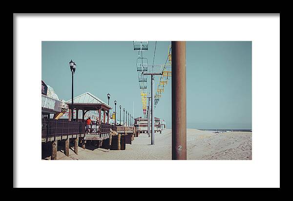 Seaside Framed Print featuring the photograph Sky Ride by Steve Stanger