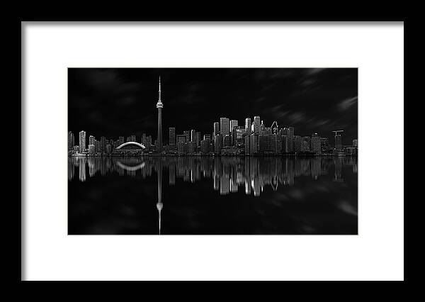 Skyline Framed Print featuring the photograph Skyline, Toronto by James Mahfuz