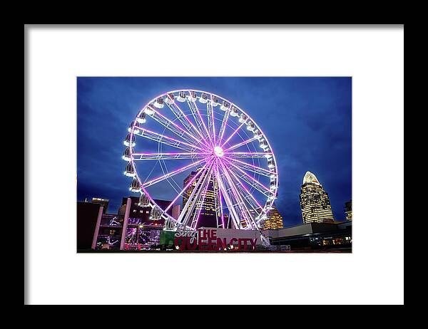 Ferris Wheel Framed Print featuring the photograph SkyStar Ferris Wheel by Ed Taylor