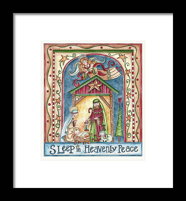 Sleep In Heavenly Peace 2 Framed Print featuring the painting Sleep In Heavenly Peace 2 by Shelly Rasche