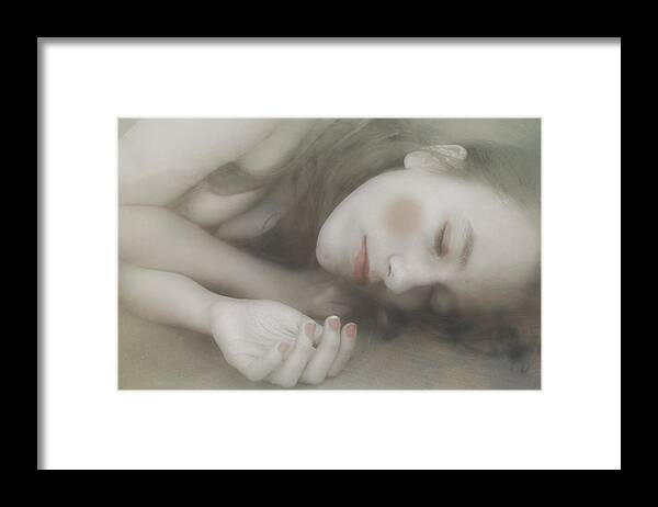  Framed Print featuring the photograph Sleeping Doll by Michel Romaggi