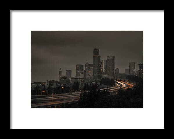 Seattle Framed Print featuring the photograph Sleepless In Seattle by Sherry Ma