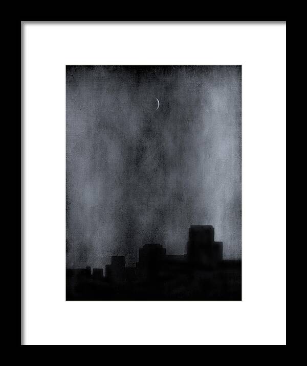 Moon Framed Print featuring the photograph Sliver by Jeffrey Hummel