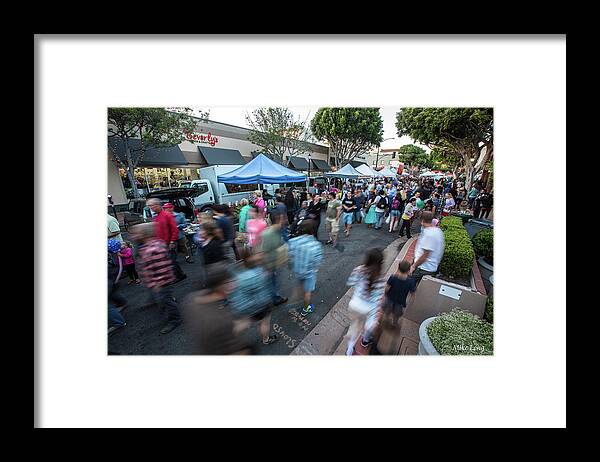 Slo Framed Print featuring the photograph S L O  Farmers Market by Mike Long