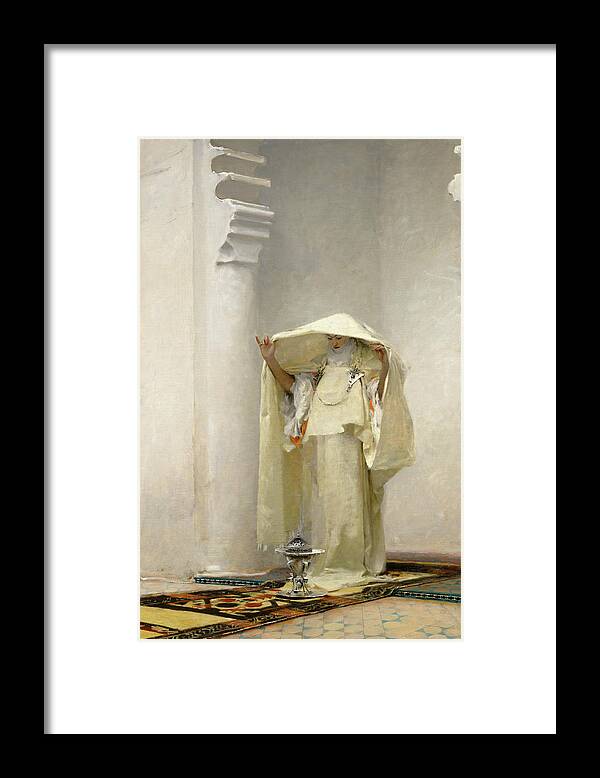 John Singer Sargent Framed Print featuring the painting Smoke of Ambergris by John Singer Sargent