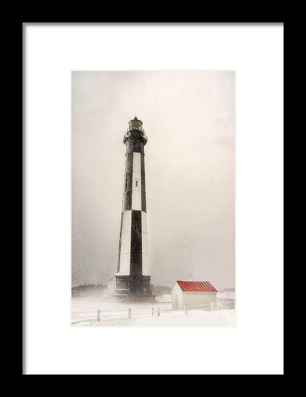 Cape Henry Framed Print featuring the photograph Snowbound by Russell Pugh