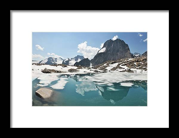 Scenics Framed Print featuring the photograph Snowpatch Spire by Marko Stavric Photography