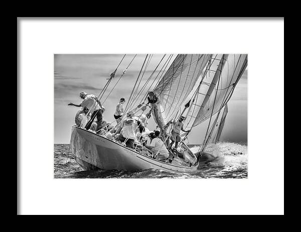 Antibes Framed Print featuring the photograph So You See We'll Move That Way ! by Marc Pelissier