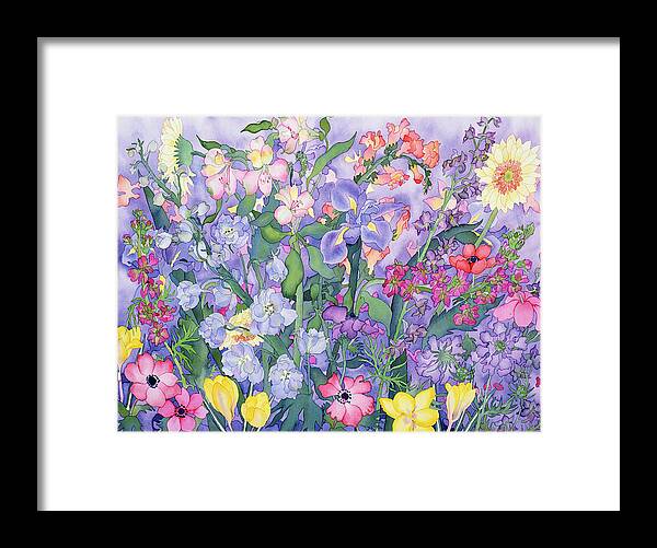 Soft Spring Framed Print featuring the painting Soft Spring by Carissa Luminess