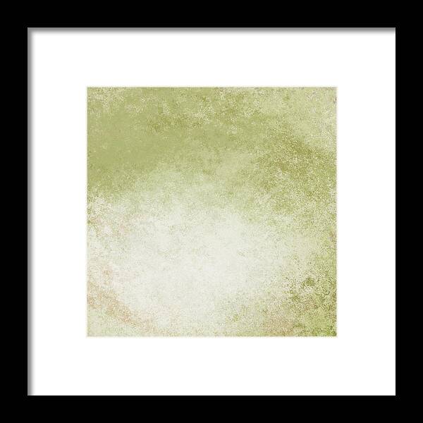 Soft Wallpaper Green Framed Print featuring the mixed media Soft Wallpaper Green by Marcee Duggar