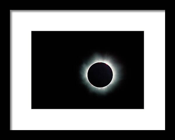 Outdoors Framed Print featuring the photograph Solar Eclipse by Tier Und Naturfotografie J Und C Sohns