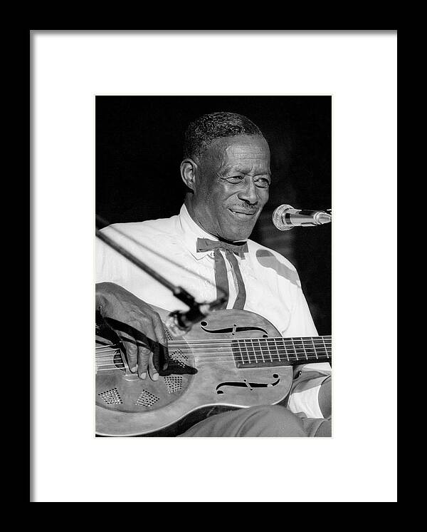 Singer Framed Print featuring the photograph Son House In Michigan by Tom Copi