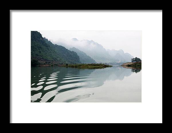 Tranquility Framed Print featuring the photograph Son River, Phong Nha Caves, Quang Binh by Pinnee