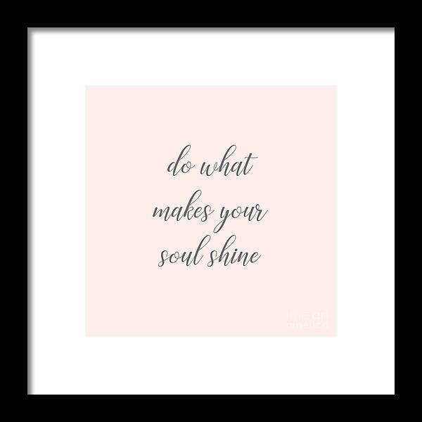 Soul Shine Framed Print featuring the digital art Soul Shine by Sharon Mau