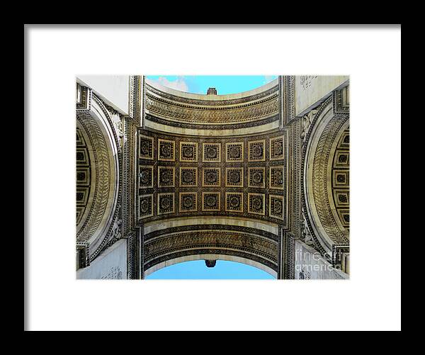 Arc De Triomphe Framed Print featuring the photograph Sous L'Arc de Triomphe by Rick Locke - Out of the Corner of My Eye