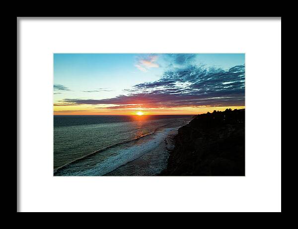 Steve Bunch Framed Print featuring the photograph Southern California Sunset San Pedro by Steve Bunch