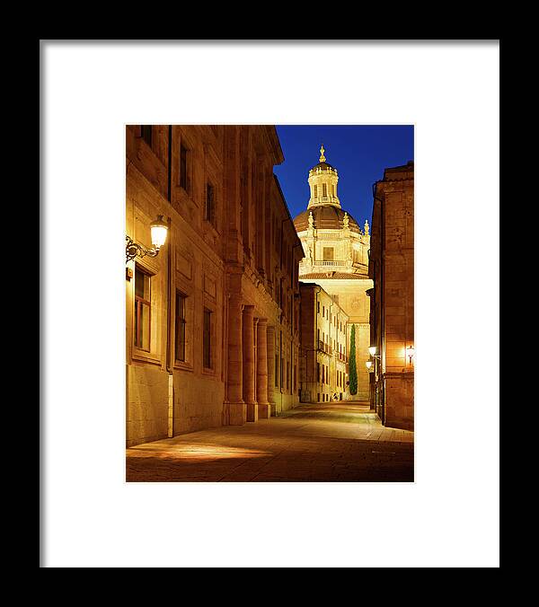 Clear Sky Framed Print featuring the photograph Spain, Salamanca, Iglesia San Benito At by Shaun Egan