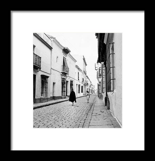 1950-1959 Framed Print featuring the photograph Spanish Street by George Pickow