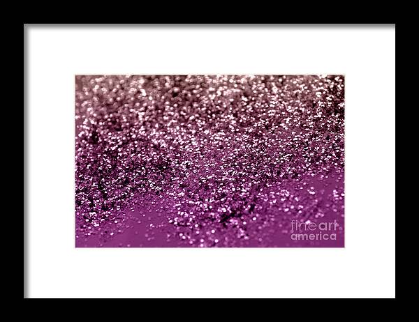Color Framed Print featuring the mixed media Sparkling BLACKBERRY Lady Glitter #2 #decor #art by Anitas and Bellas Art