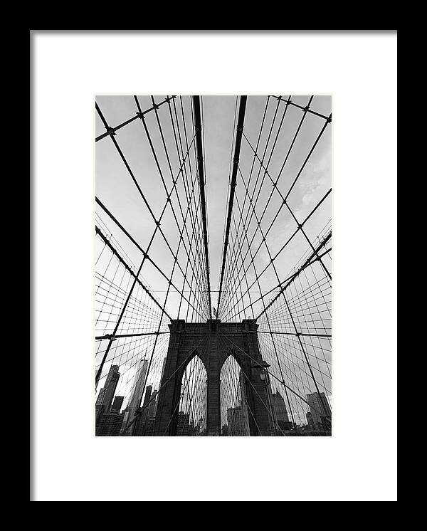 Brooklyn Framed Print featuring the photograph Spiderweb by Peter Hull