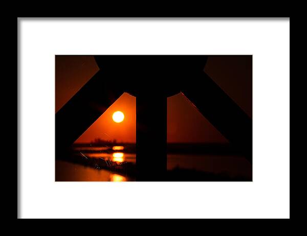 Spiderweb Framed Print featuring the photograph Spiderweb View by Peter Hull